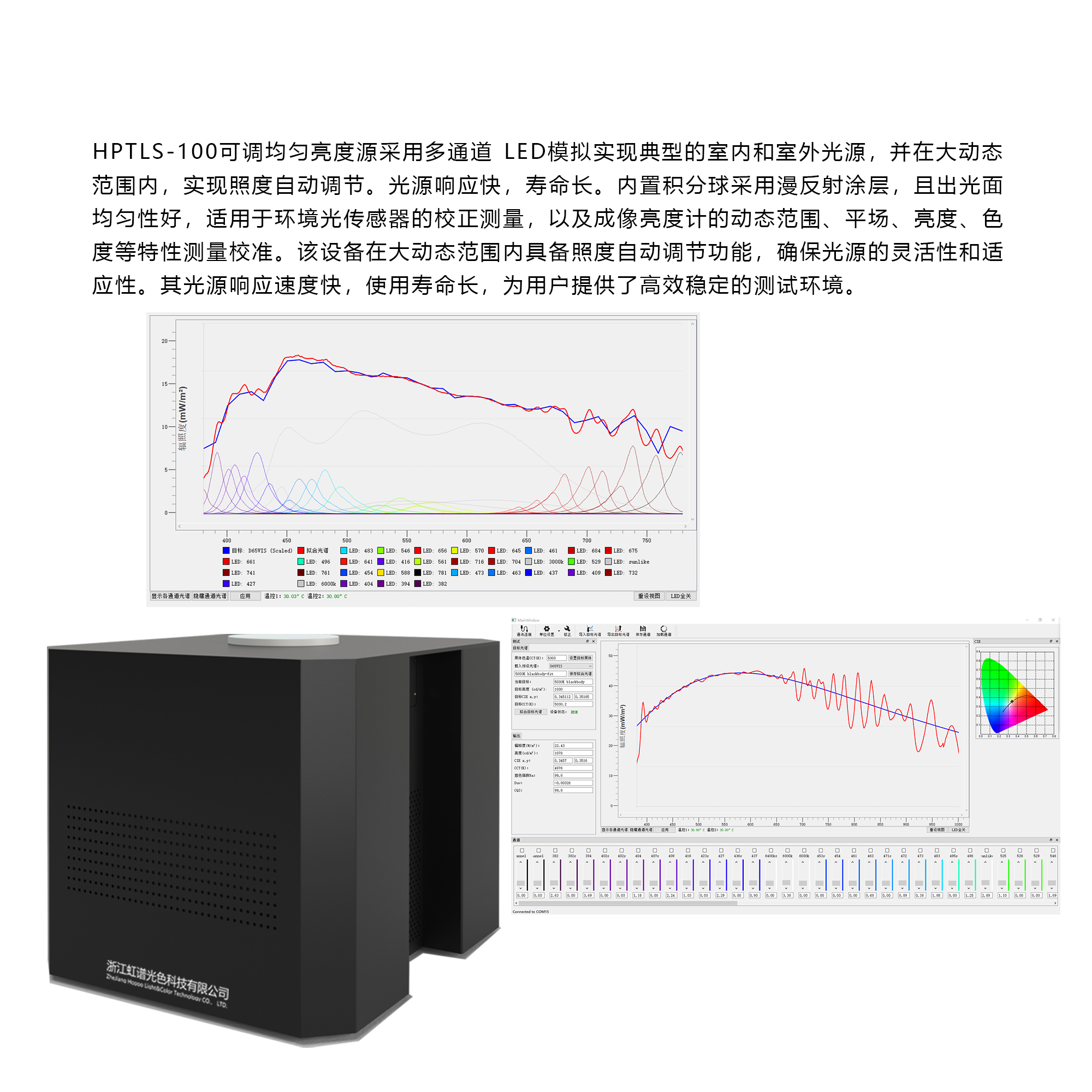 HPTLS-100可调均匀亮度源 HPTLS-100可调均匀亮度源